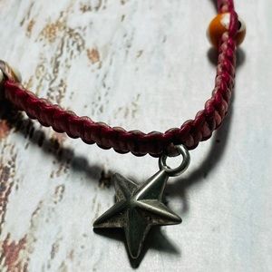Pink Star Charm Macrame Bracelet (Free w/ Bundle)